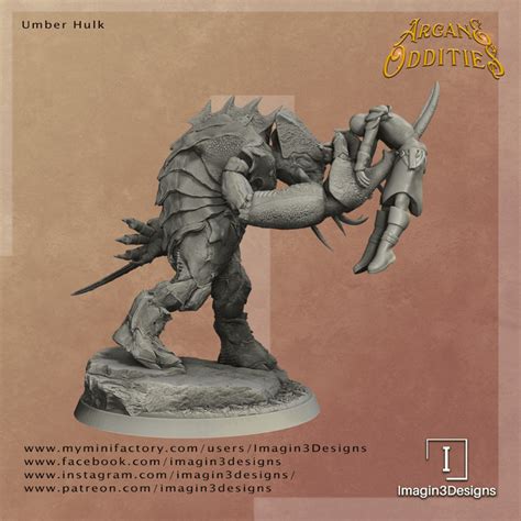 3D Printable Umber Hulk .